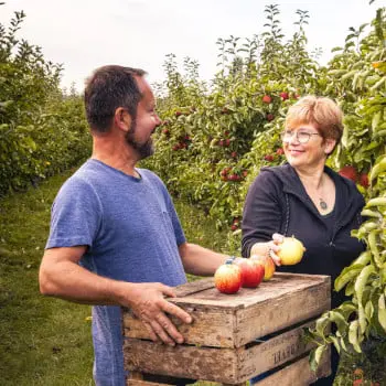 Pascal Crevel, agriculteur au Mesnil sous Jumièges